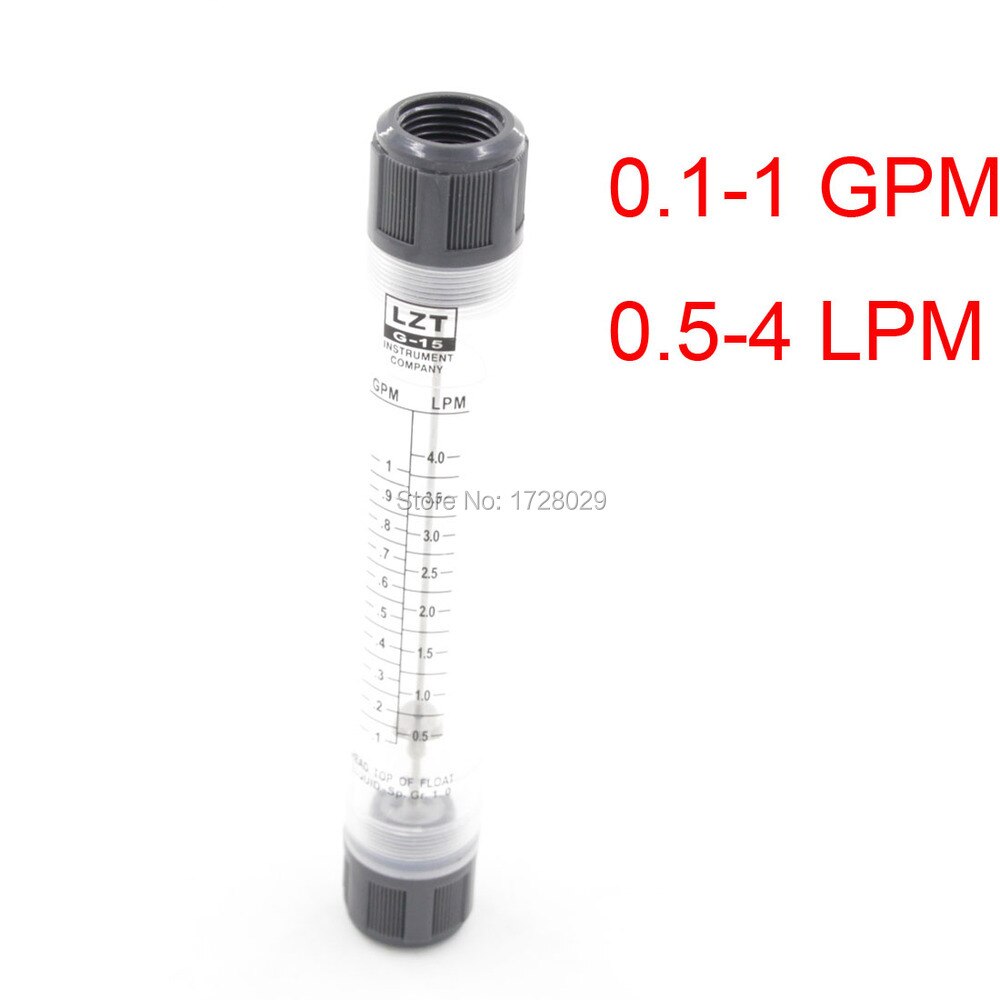 LZM-15G 0.1-1gpm 0.5-4lpm ü  Ʃ  rotameter 